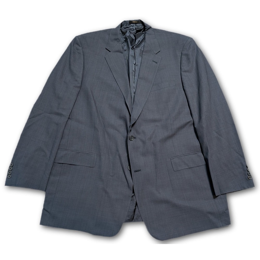 Hart Schaffner & Marx Austin's Mens Blazer Blue 50L Big & Tall USA Wool Regular